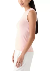 Petite Solid Halter Tank Top