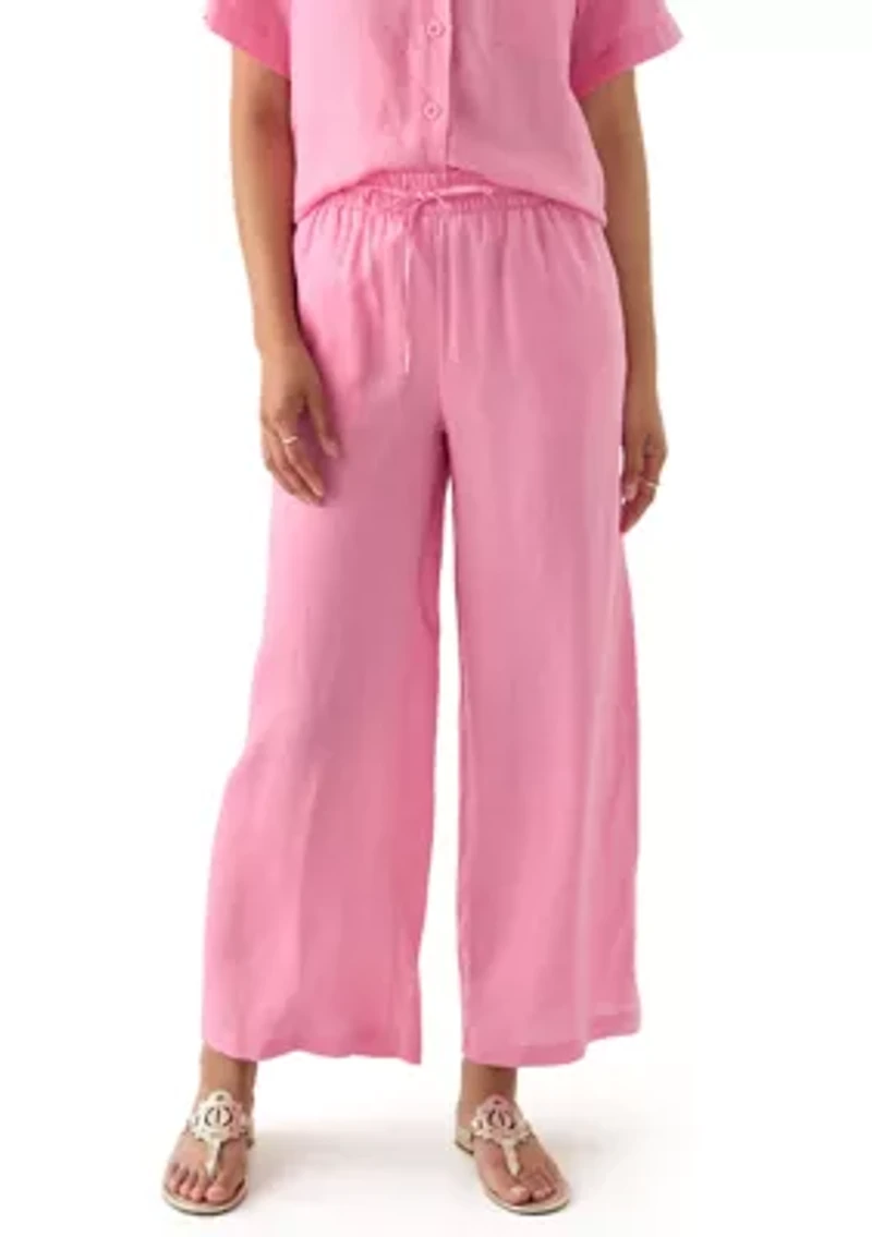 Women's Linen Wide Leg Pants