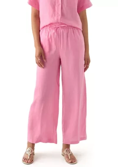 Women's Linen Wide Leg Pants