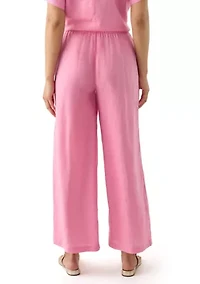 Women's Linen Wide Leg Pants