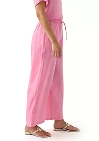 Women's Linen Wide Leg Pants