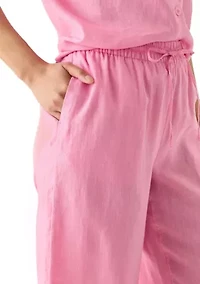 Women's Linen Wide Leg Pants