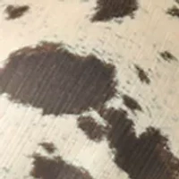 Women's Blouson Sleeve Cow Print Wrap Blouse