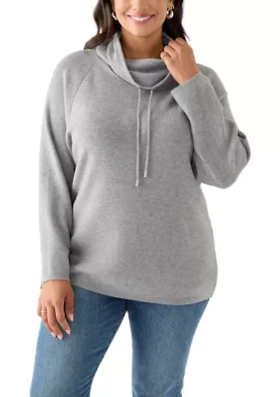 Plus Cowl Neck Sweater