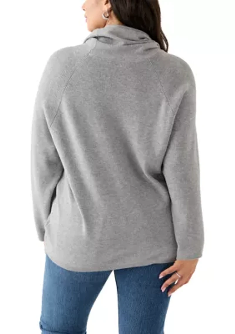 Plus Cowl Neck Sweater