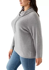 Plus Cowl Neck Sweater