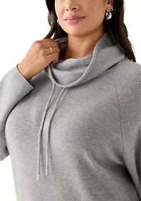 Plus Cowl Neck Sweater