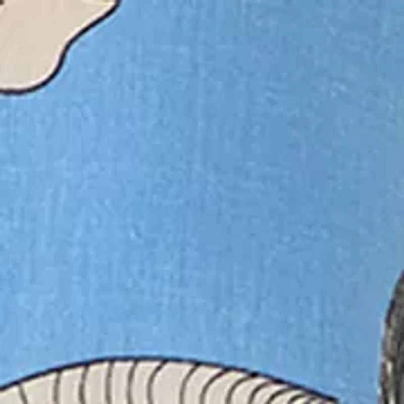 Women's Cap Sleeve Floral Linen Shirt