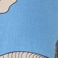 Women's Cap Sleeve Floral Linen Shirt