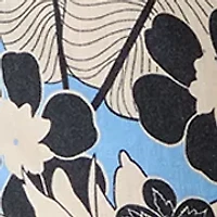 Women's Pull On Floral Wide Leg Linen Pants