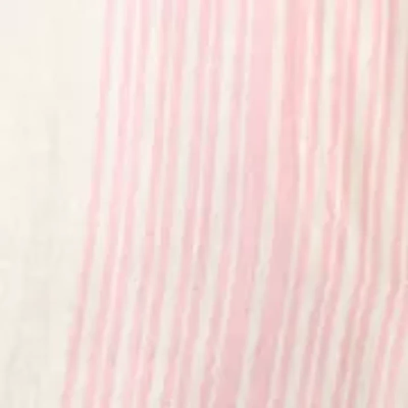 Women's Pull On Striped  Wide Leg Linen Pants