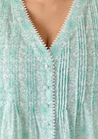 Plus Short Sleeve Crochet Top