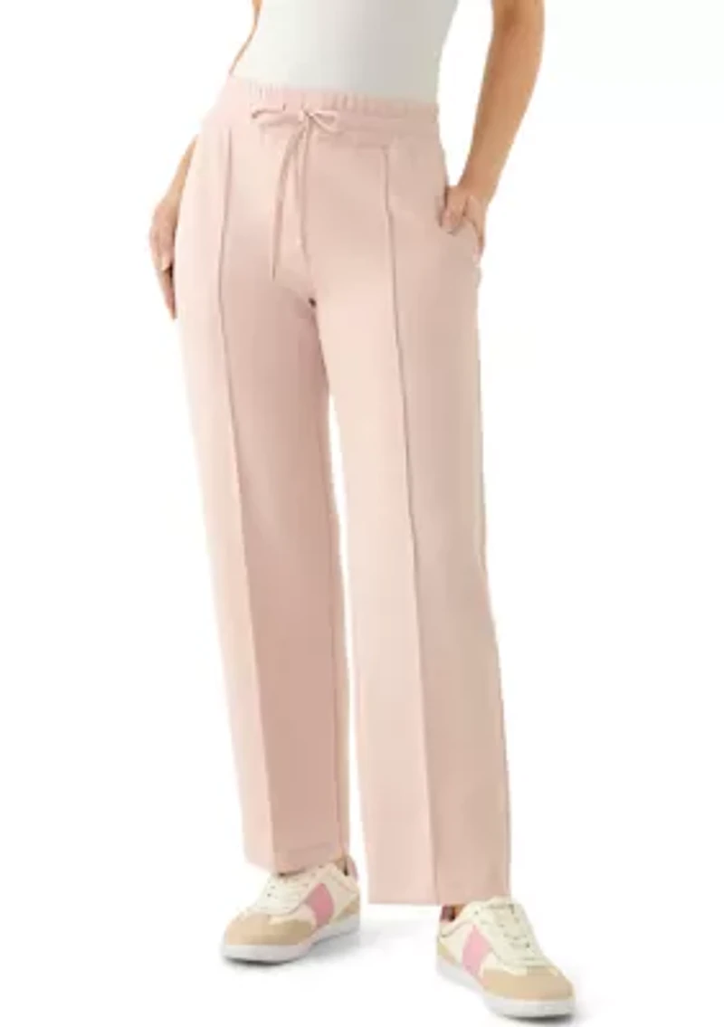 Petite Pull On Wide Leg Pants