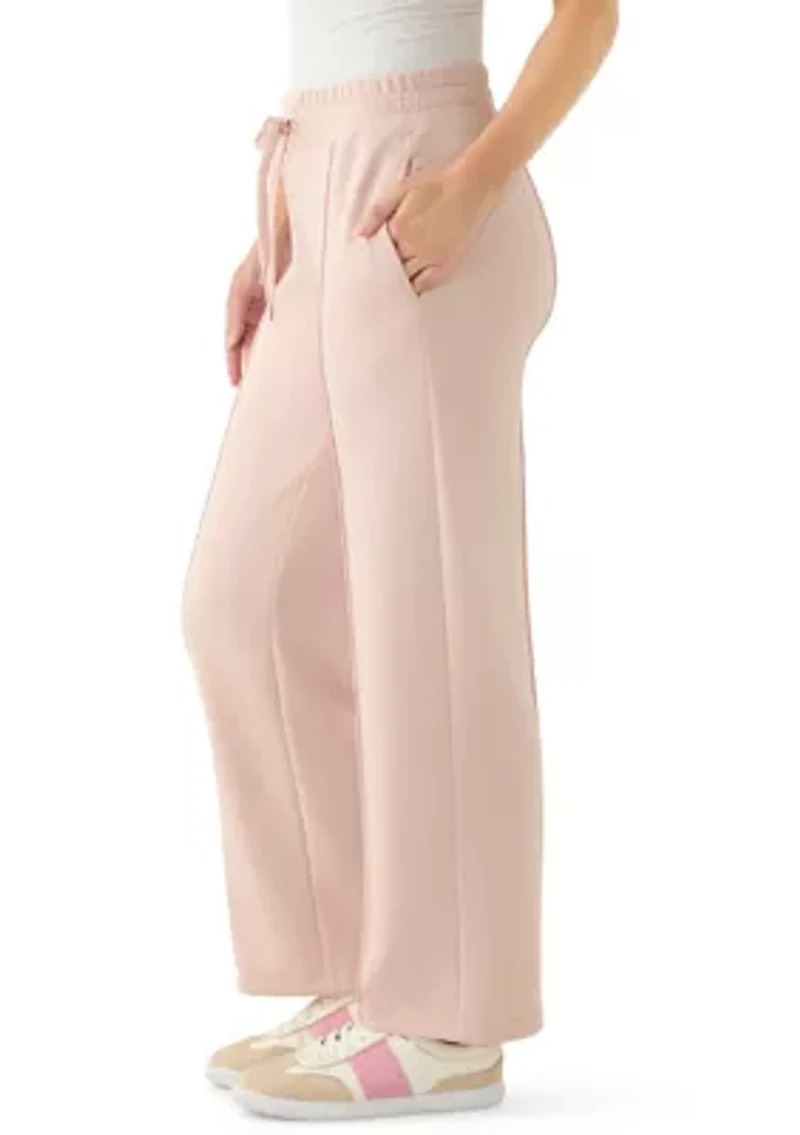 Petite Pull On Wide Leg Pants