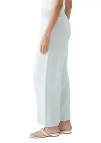 Women's Pull On Smocked Waist Wide Leg Pants