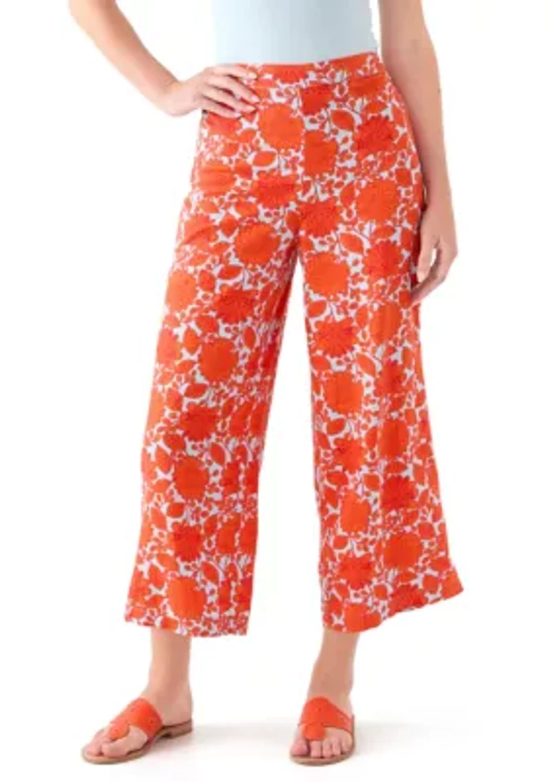 Women's Printed Wide Leg Pants