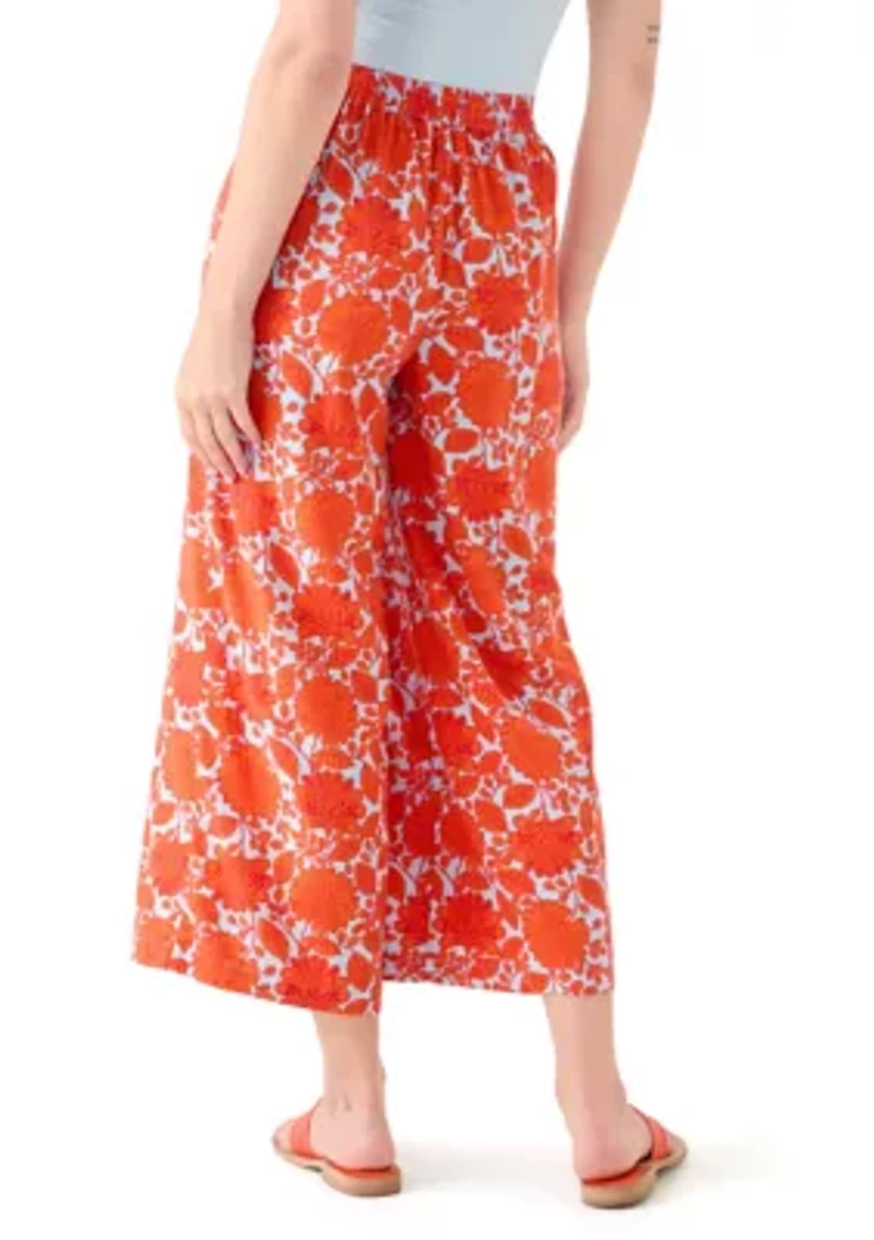 Women's Printed Wide Leg Pants