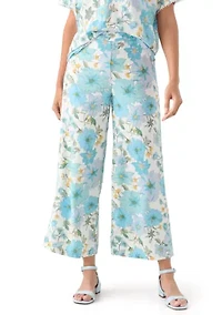 Women's Printed Soft Pull On Pants