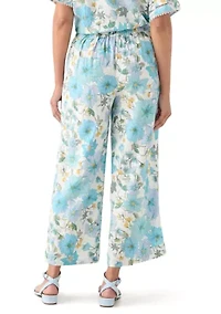 Women's Printed Soft Pull On Pants