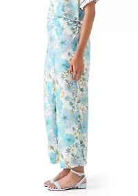 Women's Printed Soft Pull On Pants