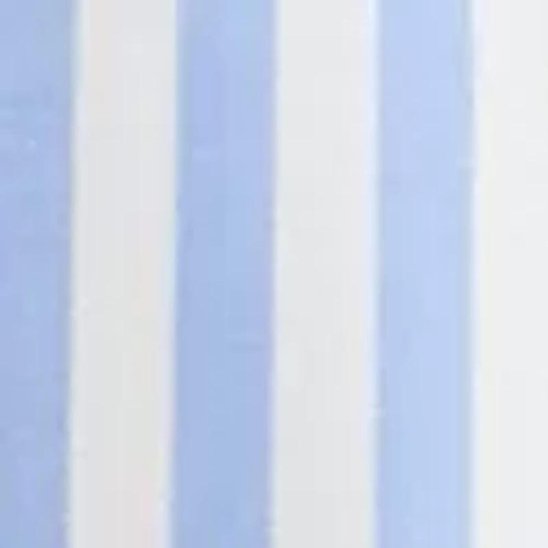 Plus Short Sleeve V-Neck Yarn Dyed Woven Blouse