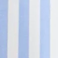 Plus Short Sleeve V-Neck Yarn Dyed Woven Blouse