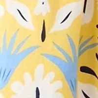 Women's Linen Blen Printed A-Line Dress