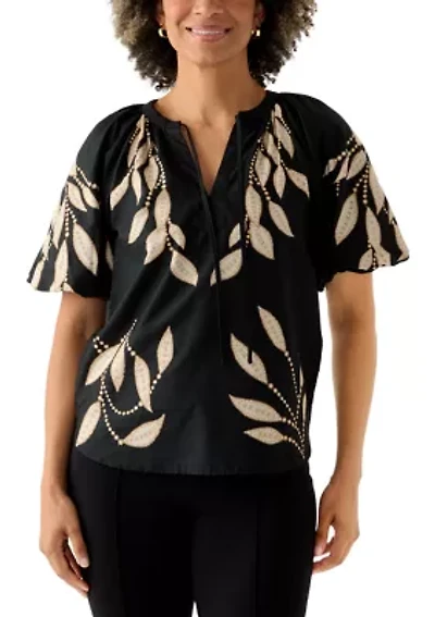 Women's Split Neck Blouse
