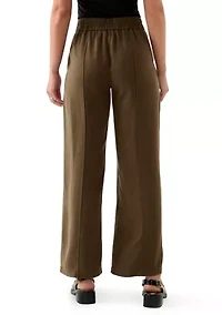 Petite Elastic Waistband Trousers