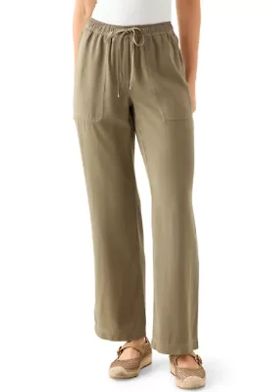 Petite Pull On Tencel pants