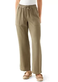 Petite Pull On Tencel pants