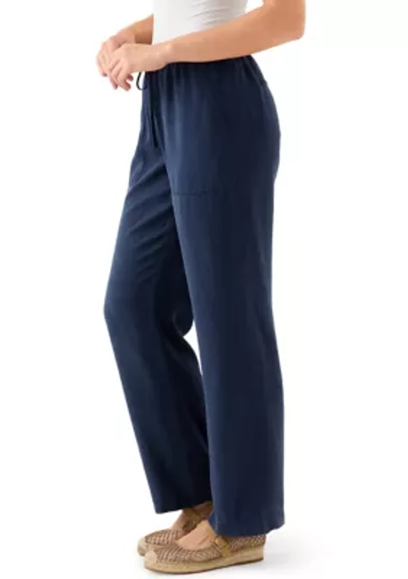 Petite Pull On Tencel pants