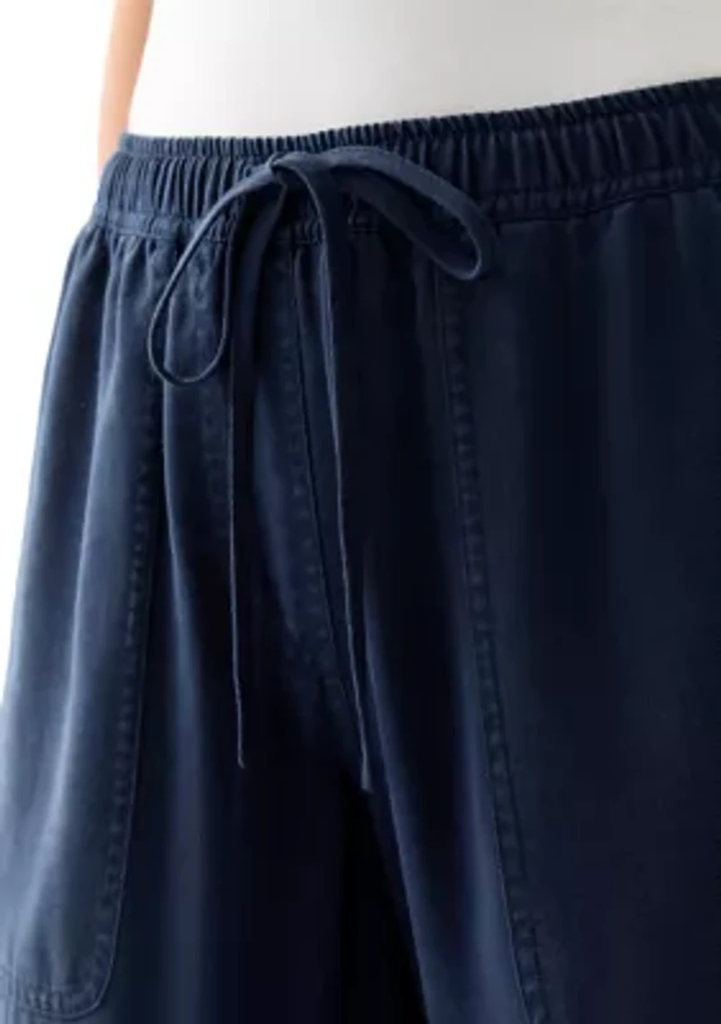 Petite Pull On Tencel pants