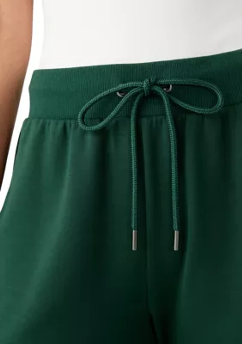 Petite Scuba Pull On Tie Waist Joggers
