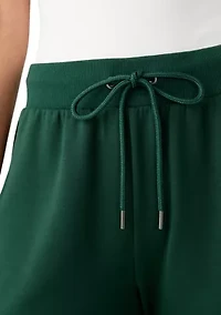 Petite Scuba Pull On Tie Waist Joggers