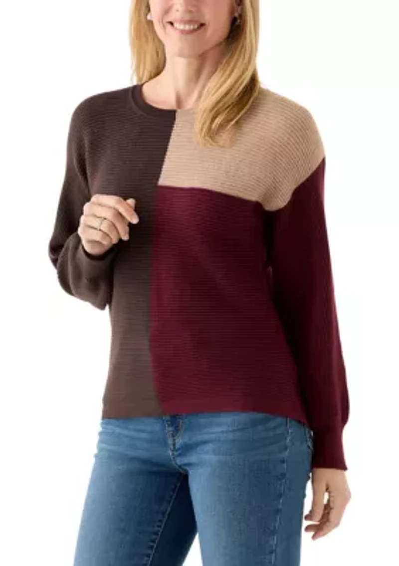 Women's Colorblock Sweater