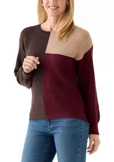 Women's Colorblock Sweater