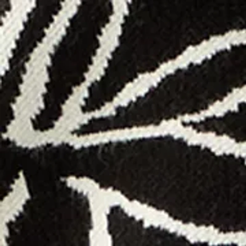 Plus V-Neck Intarsia Sweater