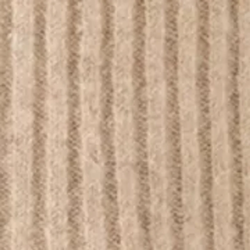 Women's Puff Sleeve Ribbed Crew Neck Sweater