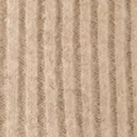 Women's Puff Sleeve Ribbed Crew Neck Sweater