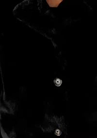 Women's 2 Button Fur Jacket