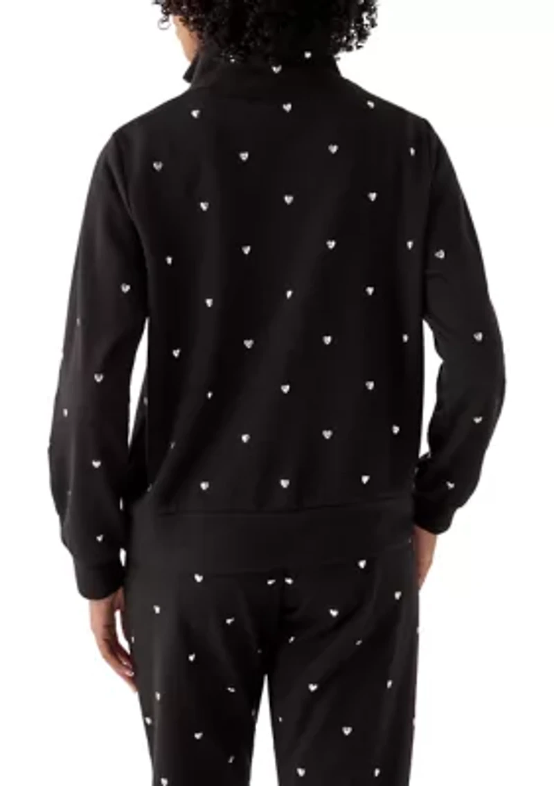 Women's Heart 1/4 Zip Pullover