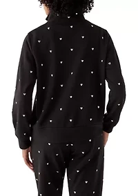 Women's Heart 1/4 Zip Pullover