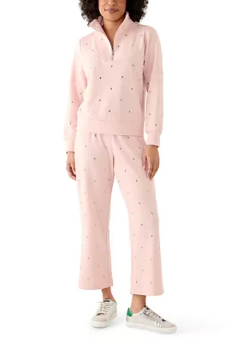 Women's Heart 1/4 Zip Pullover