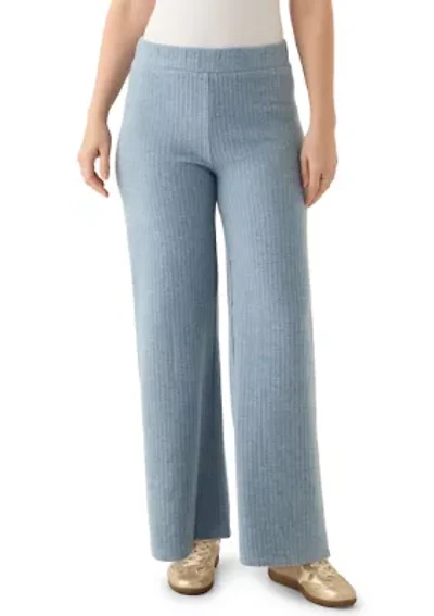 Women's Wide Leg Brush Rib Pants