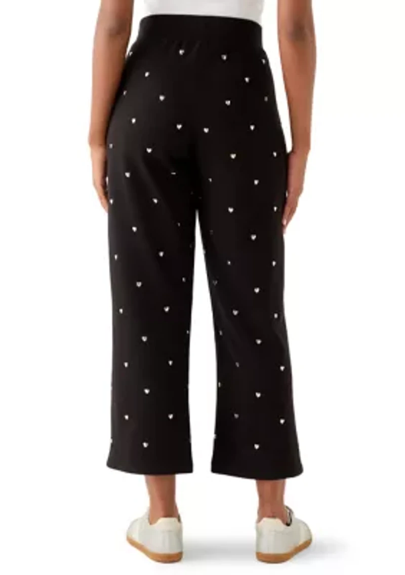 Women's Heart Wide Leg Pants