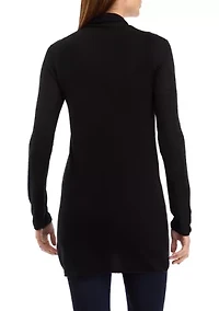 Women's Long Sleeve Open Front Cardigan
