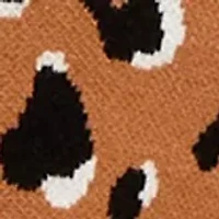 Plus Printed V-Neck Sweater