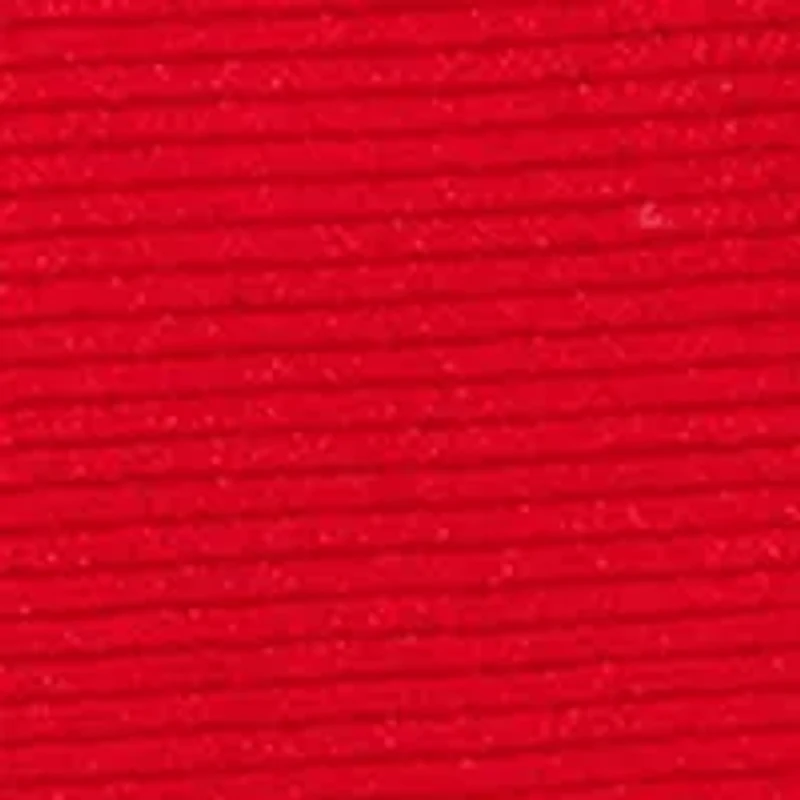 Women's Mock Neck Rhinestone Embellished Lurex Ribbed Sweater