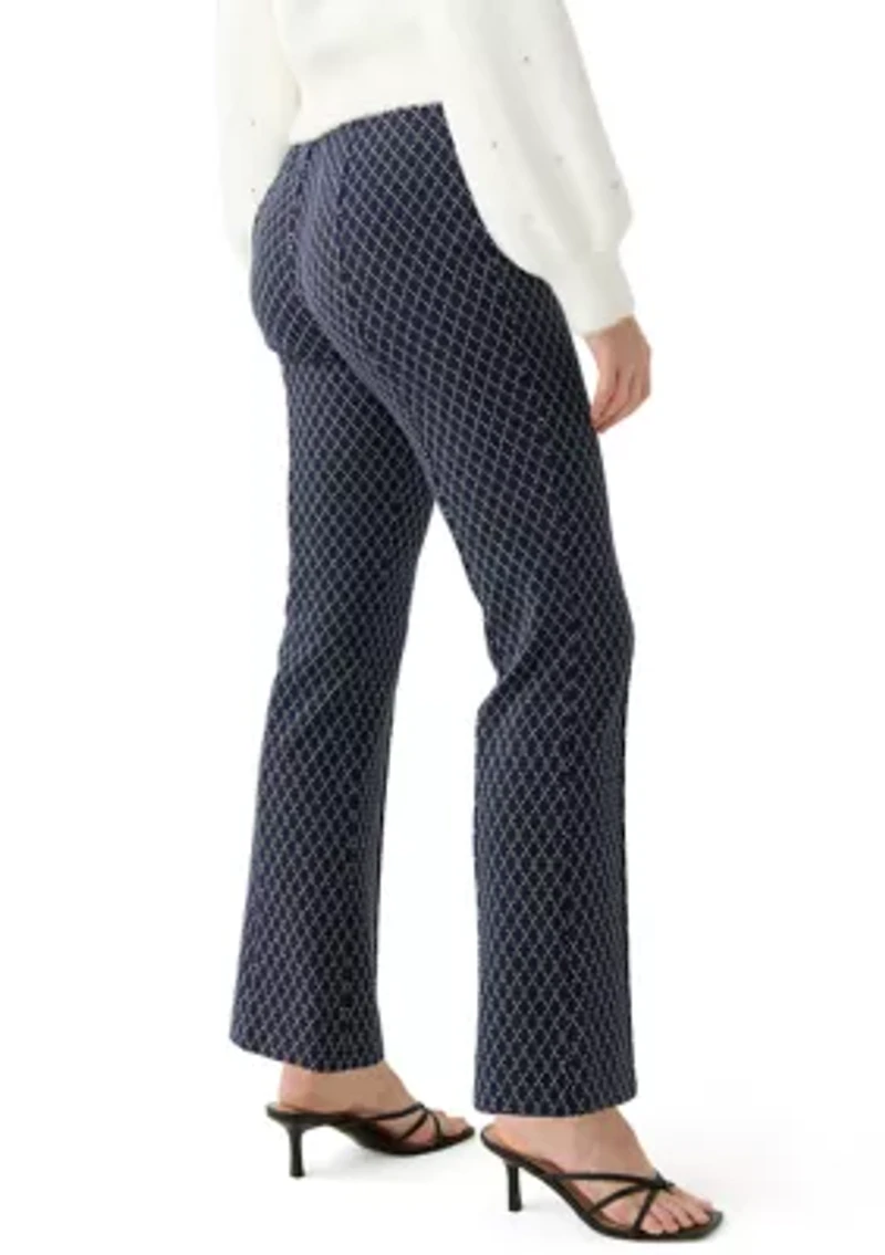 Women's Jacquard Ponte Pants